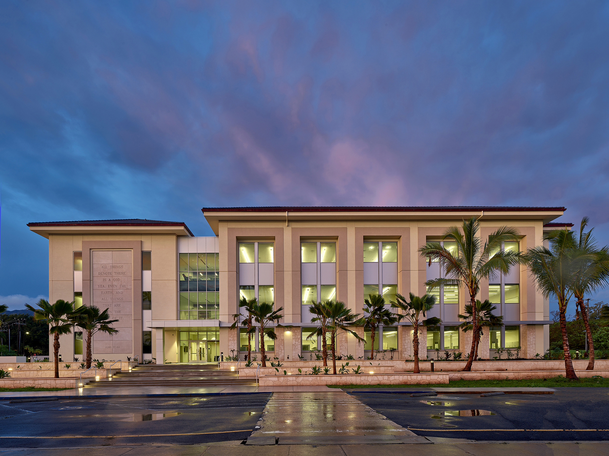 Science and Math Building, Brigham Young University, Laie HU.